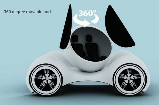 طرح پیشنهادی برای اولین خودرو اپل بیشتر به یک مریخ نورد شباهت دارد تا خودرو!