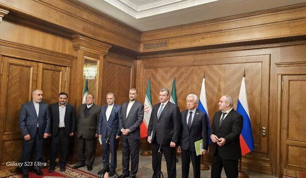 جزئیات دیدار امیرعبداللهیان با رئیس کمیسیون روابط خارجی دومای روسیه